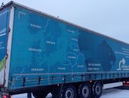 Volvo FH13 со шторой Krone SD 1