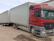 Грузовик тентованный Mercedes Actros 2541 с прицепом Krone 2 Грузовик тентованный Mercedes Actros 2541 с прицепом Krone 2
