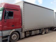 Грузовик тентованный Mercedes Actros 2541 с прицепом Krone 0 Грузовик тентованный Mercedes Actros 2541 с прицепом Krone 0